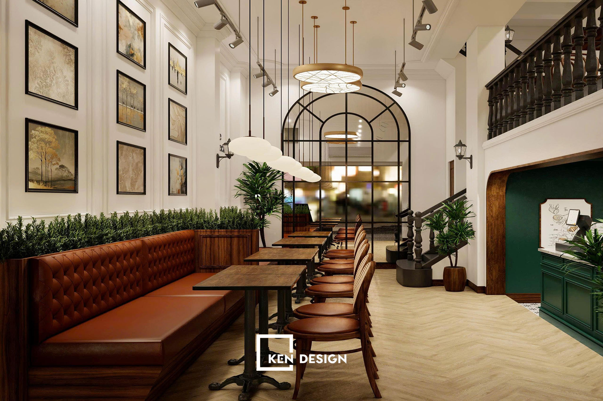 Cải tạo quán cafe không tác động kết cấu 